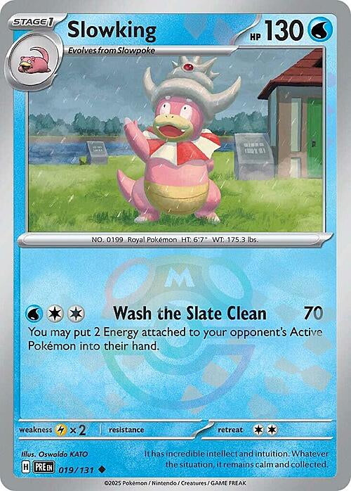 Prismatic Evolutions Slowking #019/131 Masterball