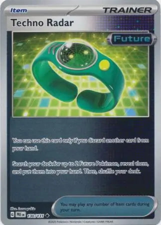 Prismatic Evolutions Techno Radar #130/131 reverse holo