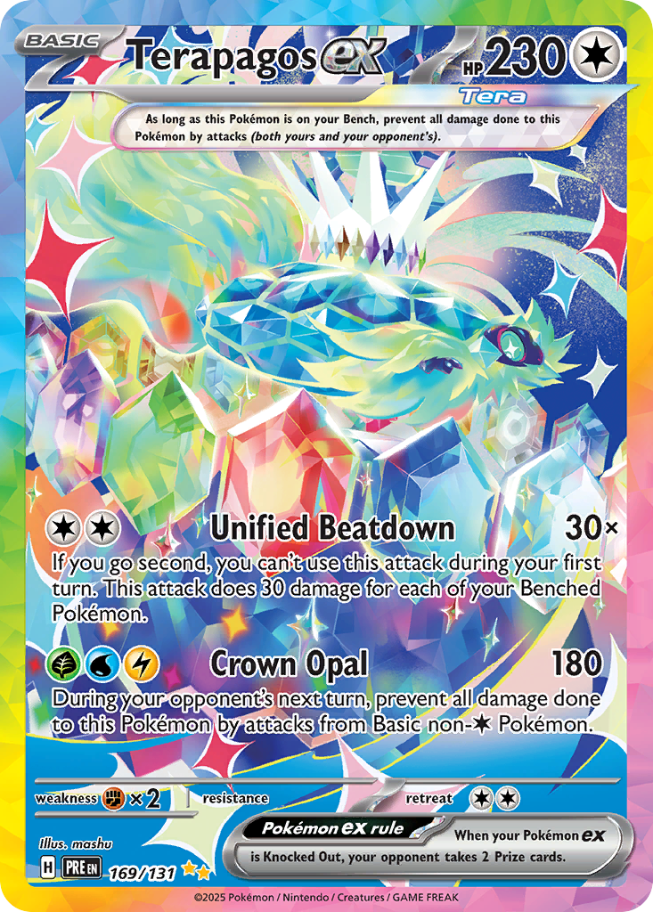 Prismatic Evolutions Terapagos ex #169/131