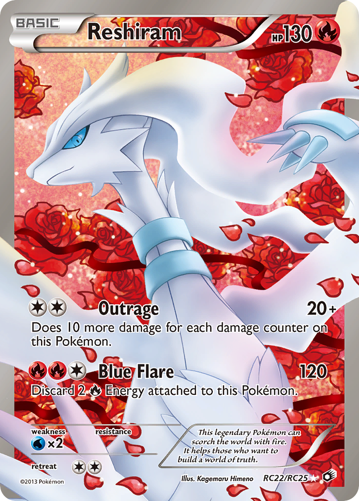 Radiant Collection Holo Reshiram #22/25
