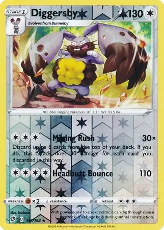 Rebel Clash Diggersby #147/192 reverse holo