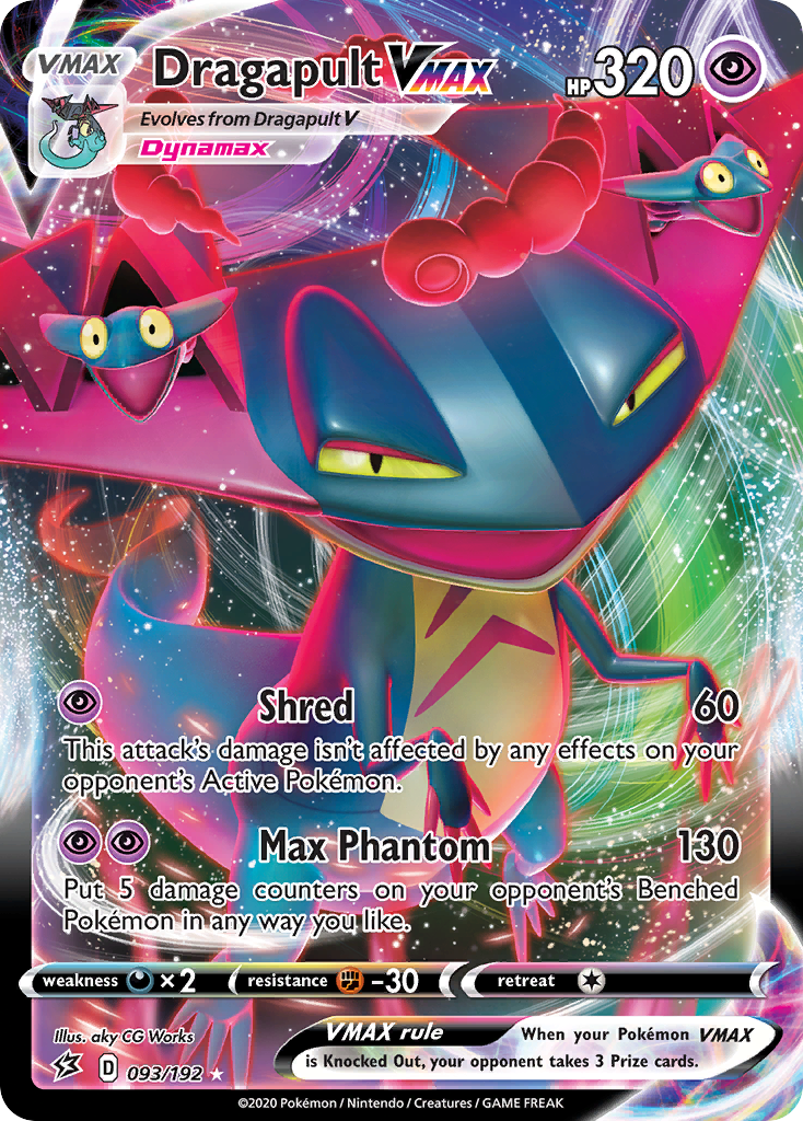 Rebel Clash Dragapult VMAX #93/192