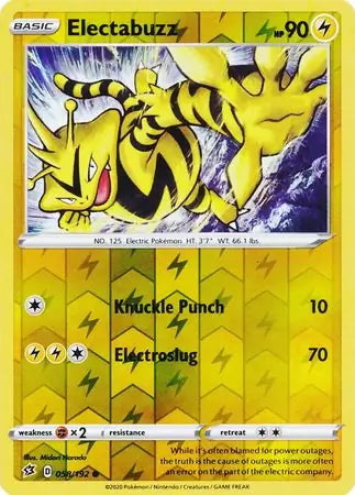 Rebel Clash Electabuzz #58/192 reverse holo