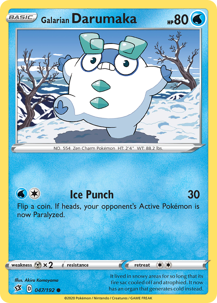 Rebel Clash Galarian Darumaka #47/192
