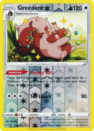 Rebel Clash Greedent #152/192 reverse holo