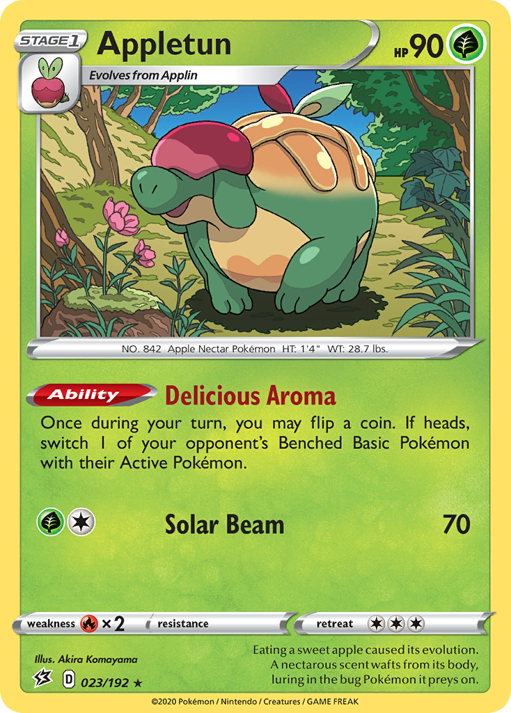 Rebel Clash Holo Appletun #23/192