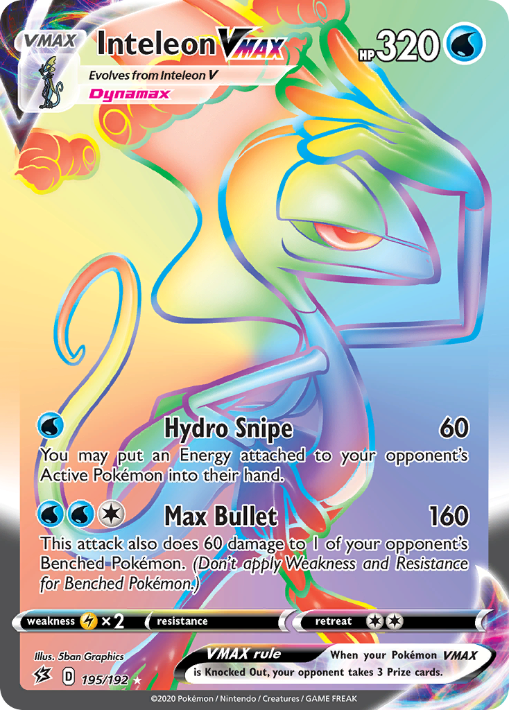 Inteleon VMAX Rainbow Rare