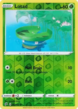 Rebel Clash Lotad #7/192 reverse holo