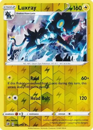 Rebel Clash Luxray #62/192 reverse holo