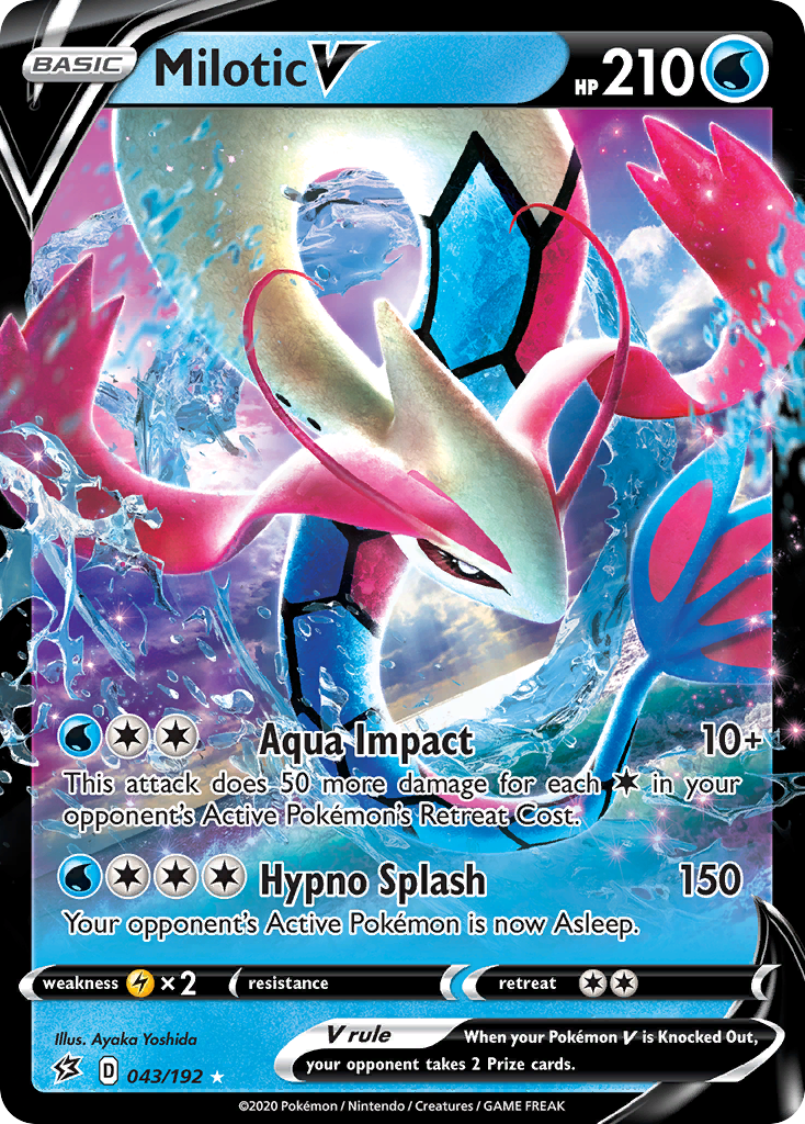 Rebel Clash Milotic V #43/192