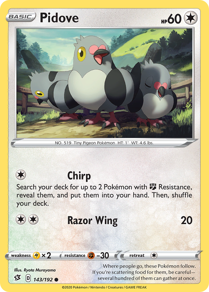 Rebel Clash Pidove #143/192