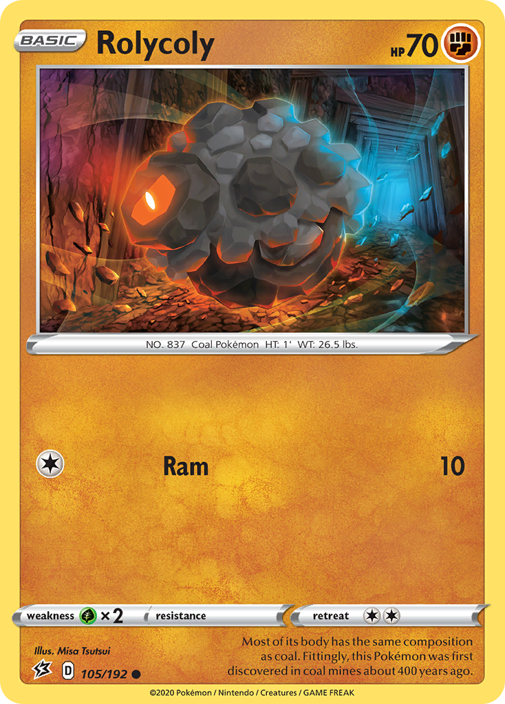 Rebel Clash Rolycoly #105/192