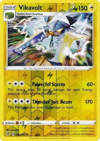 Rebel Clash Vikavolt #66/192 reverse holo