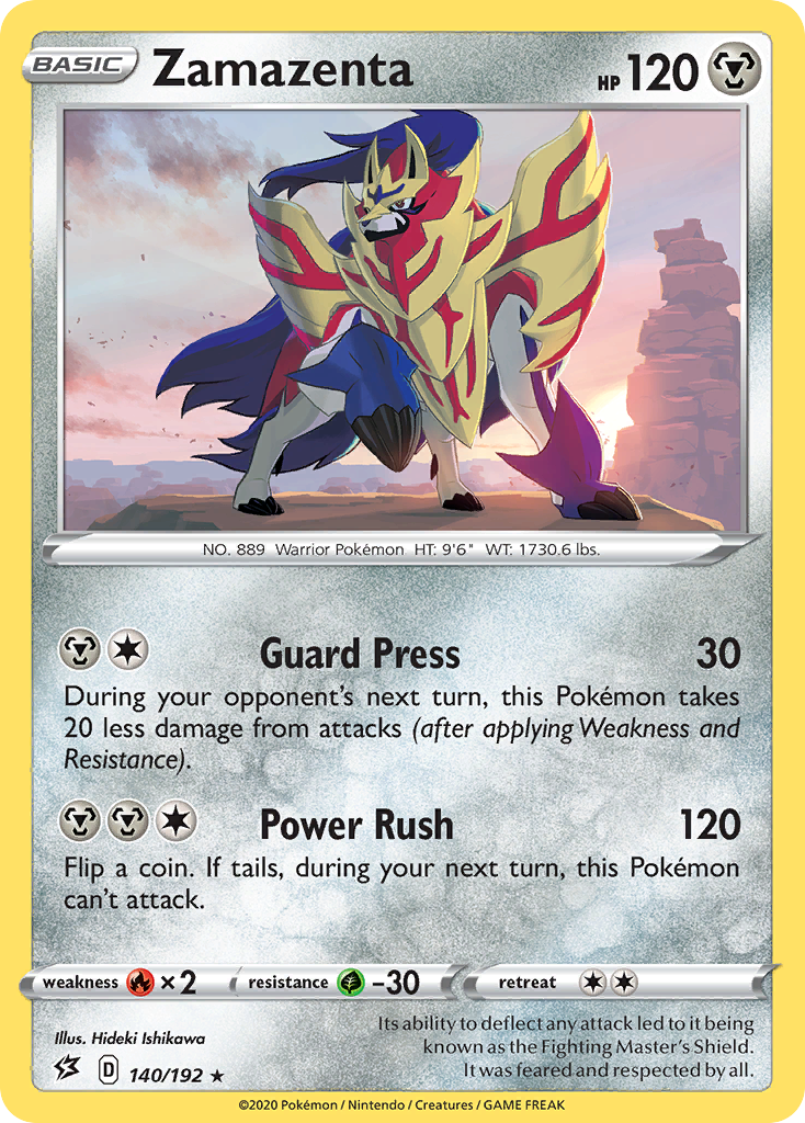 Rebel Clash Zamazenta #140/192