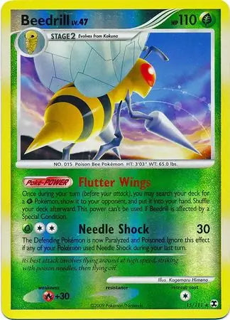 Rising Rivals Beedrill #15/111 reverse holo