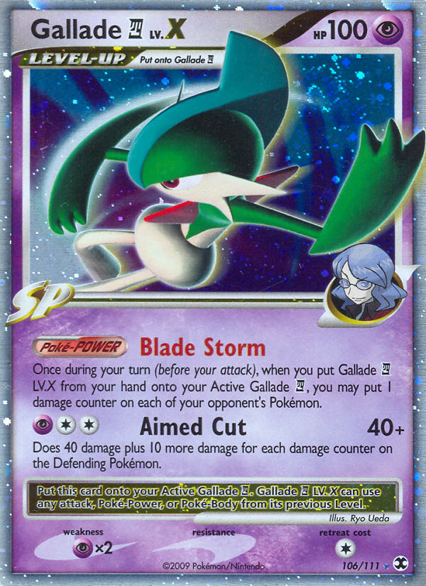 Rising Rivals Gallade 4 LV. X #106/111