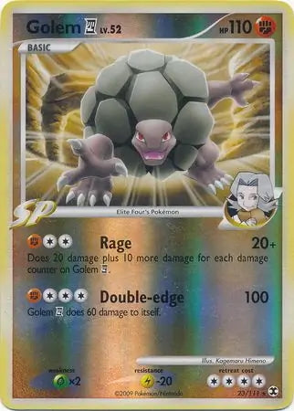 Rising Rivals Golem 4 #23/111 reverse holo