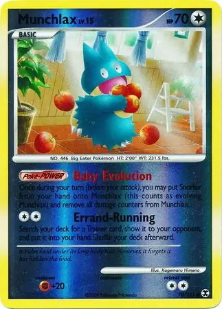 Rising Rivals Munchlax #70/111 reverse holo