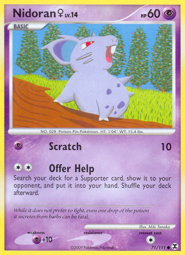 Rising Rivals Nidoran F #71/111