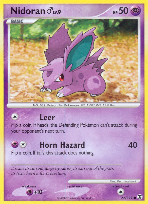 Rising Rivals Nidoran M #72/111