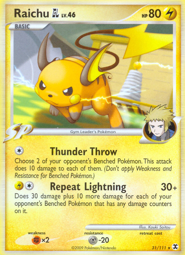 Rising Rivals Raichu GL #31/111