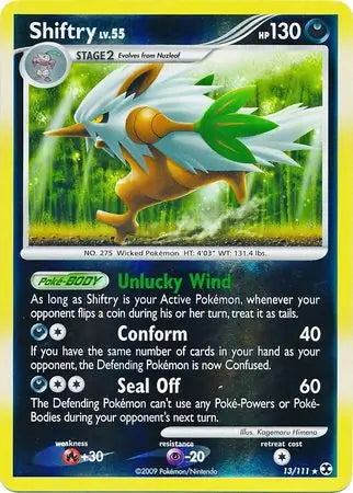 Rising Rivals Shiftry #13/111 reverse holo