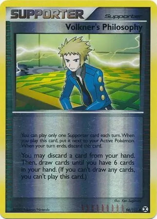 Rising Rivals Volkner's Philosophy #98/111 reverse holo