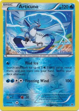 Roaring Skies Articuno #16/108 reverse holo