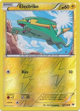 Roaring Skies Electrike #24/108 reverse holo