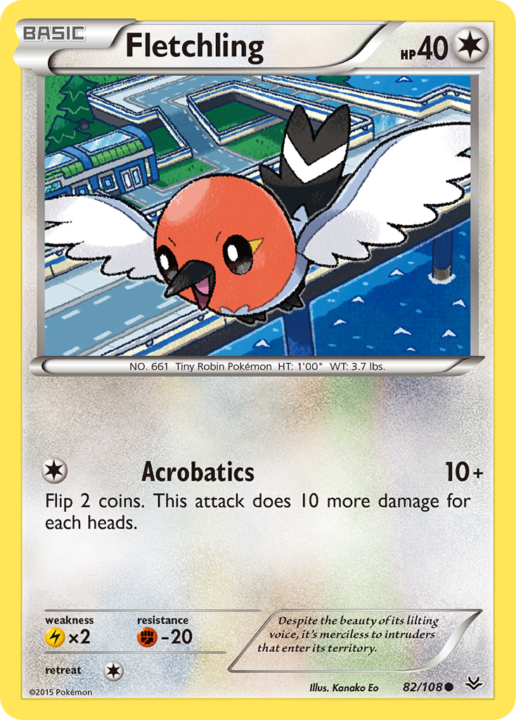 Roaring Skies Fletchling #82/108