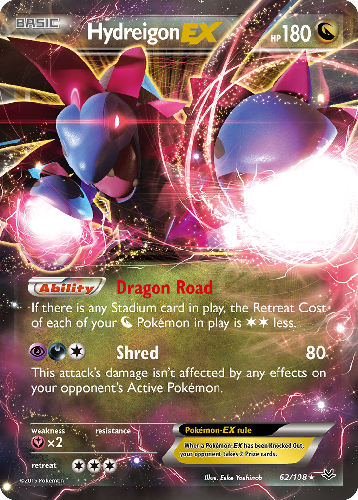 Roaring Skies Hydreigon EX #62/108