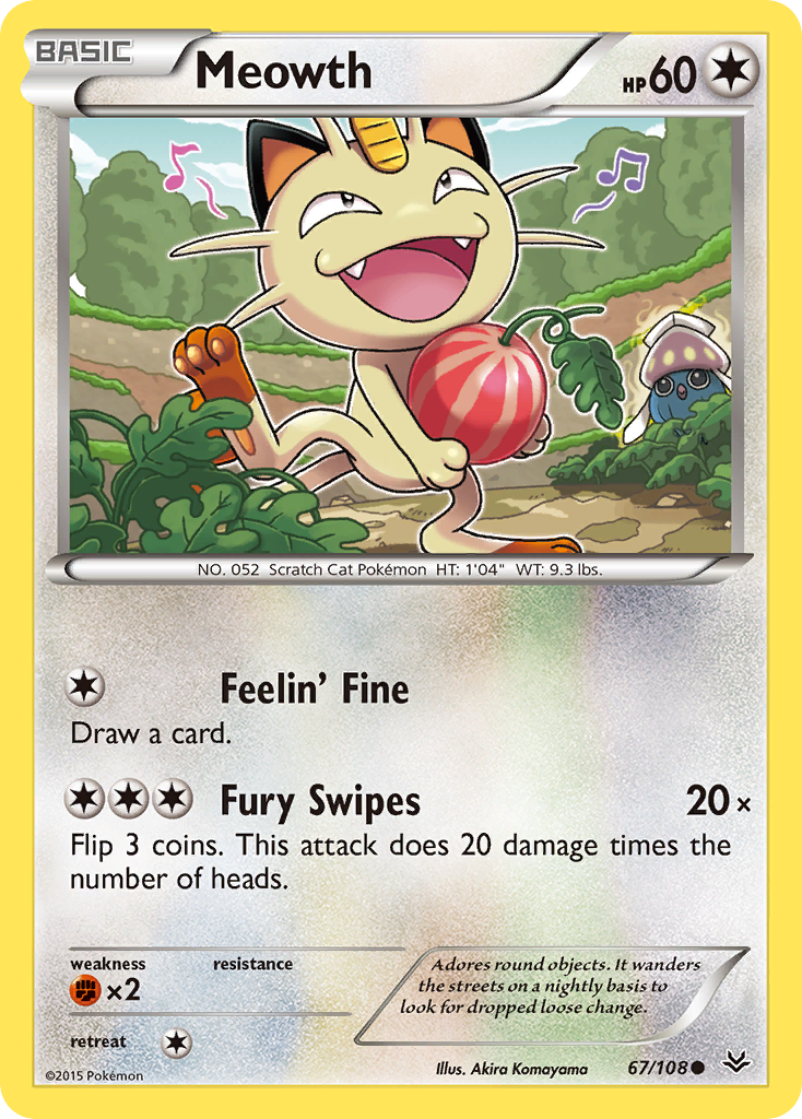 Roaring Skies Meowth #67/108