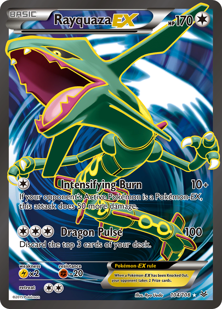 Roaring Skies Rayquaza EX #104/108