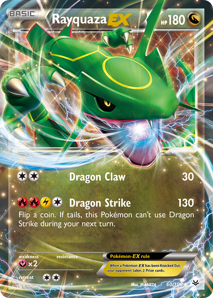 Roaring Skies Rayquaza EX #60/108