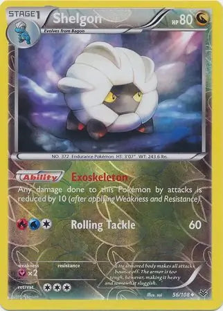 Roaring Skies Shelgon #56/108 reverse holo