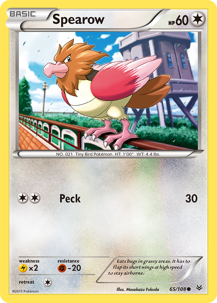 Roaring Skies Spearow #65/108