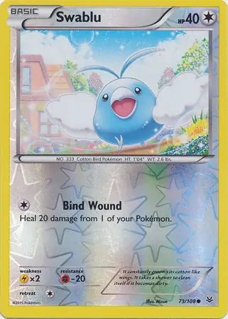 Roaring Skies Swablu #73/108 reverse holo