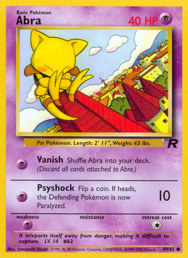 Rocket set Abra #49/82 unlimited