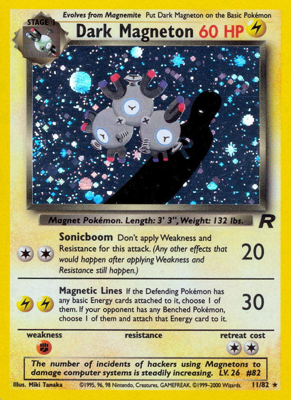 Rocket set Holo Dark Magneton #11/82 unlimited
