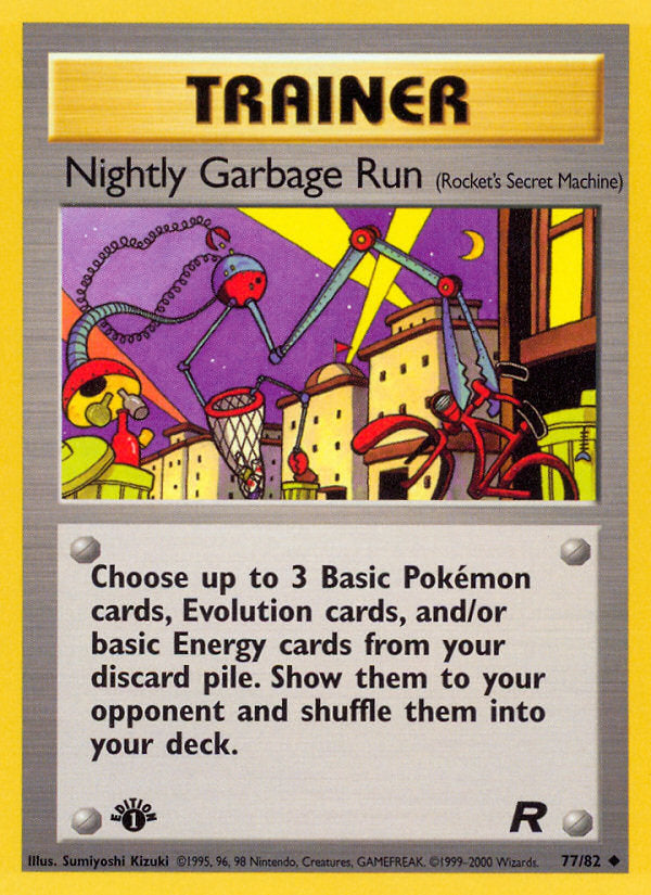 Rocket set Nightly Garbage Run #77/82 first edition