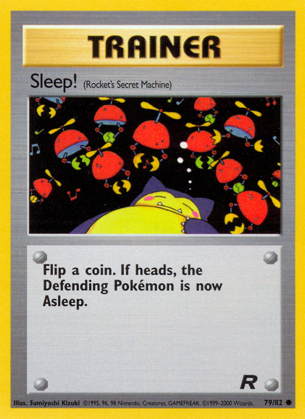 Rocket set Sleep! #79/82 unlimited