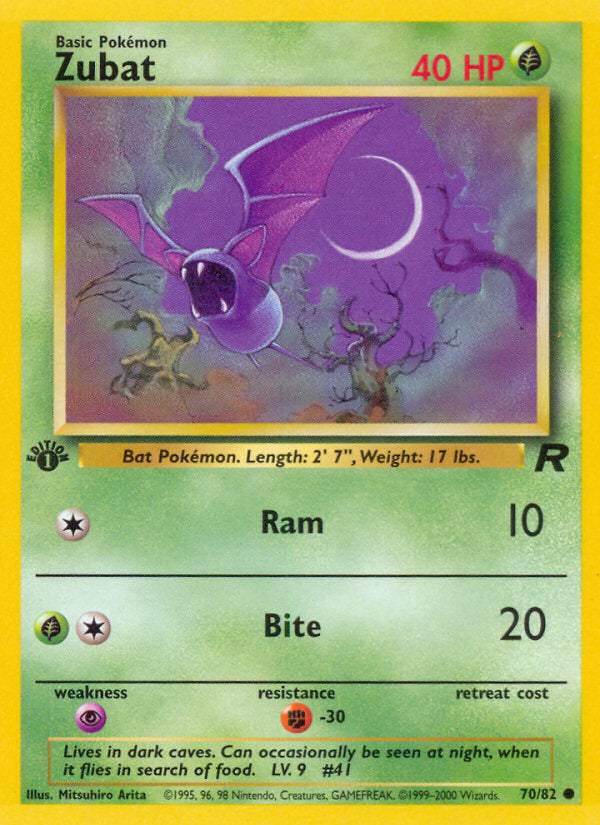 Rocket set Zubat #70/82 first edition