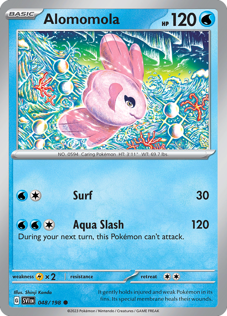Scarlet & Violet Alomomola #48/198