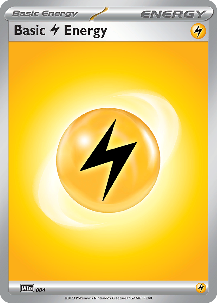 Scarlet & Violet Basic Electric Energy #4