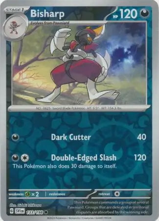 Scarlet & Violet Bisharp #133/198 reverse holo