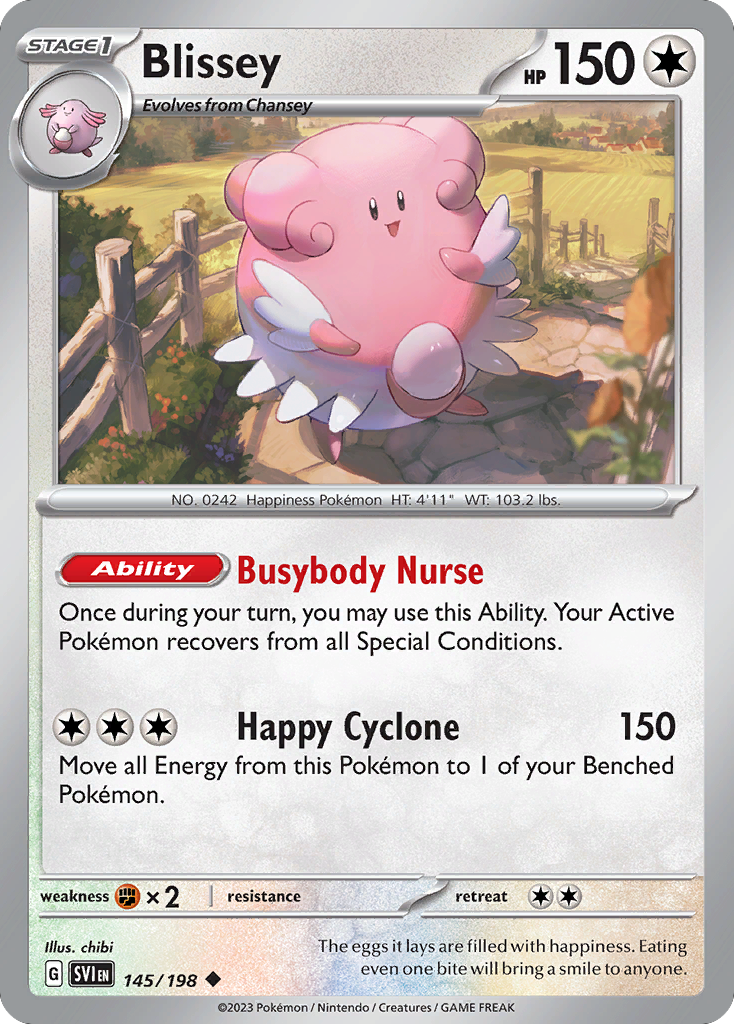 Scarlet & Violet Blissey #145/198
