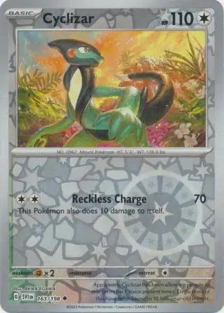 Scarlet & Violet Cyclizar #163/198 reverse holo