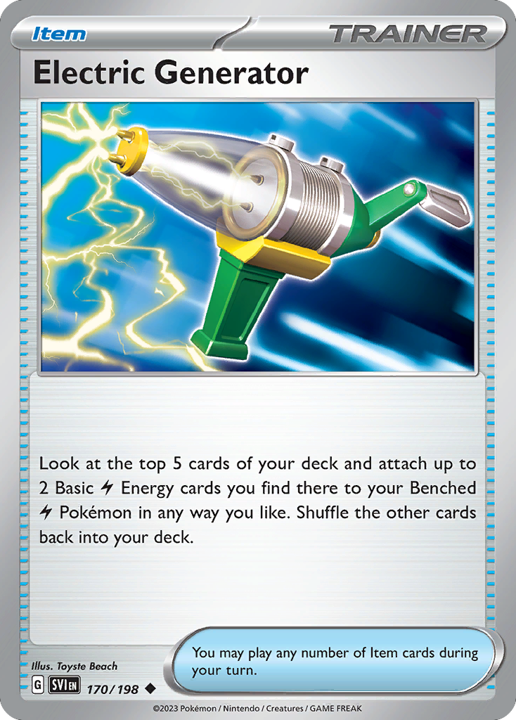 Scarlet & Violet Electric Generator #170/198