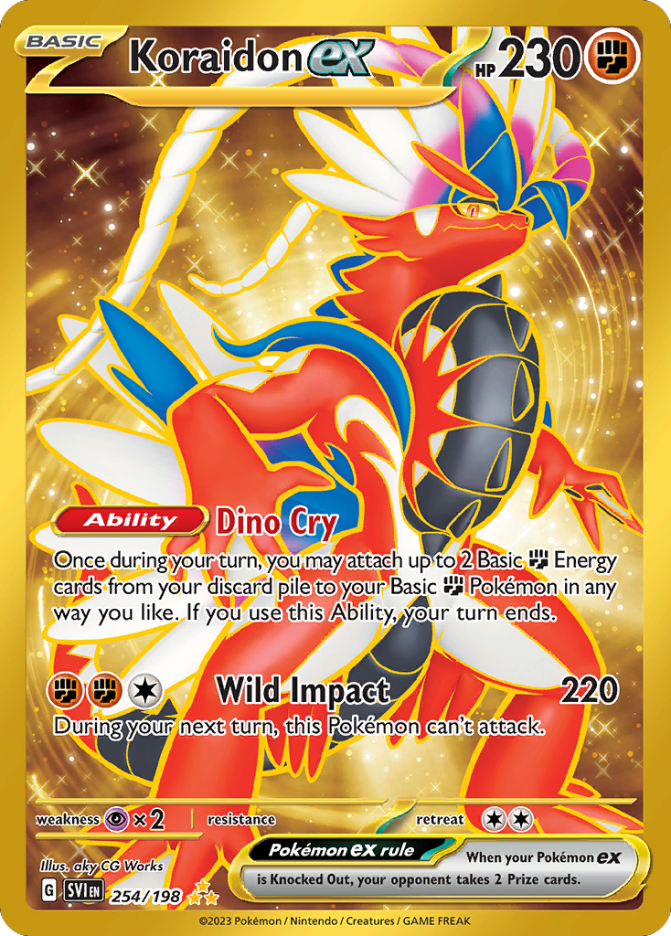 Scarlet & Violet Koraidon ex #254/198