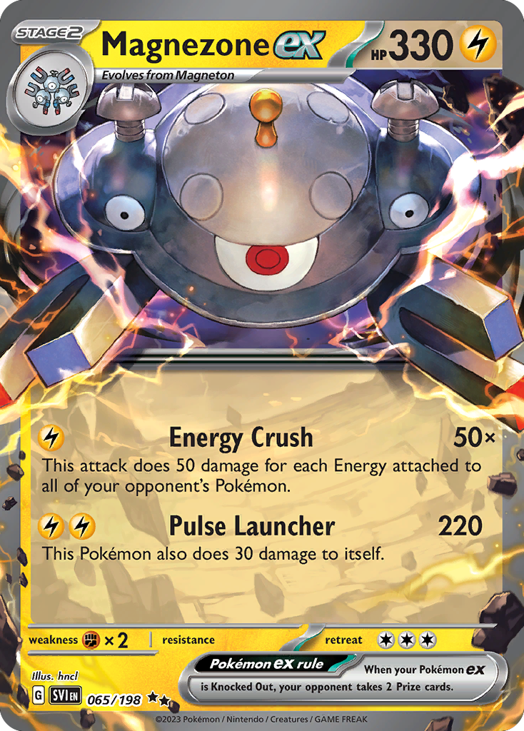 Scarlet & Violet Magnezone EX #65/198